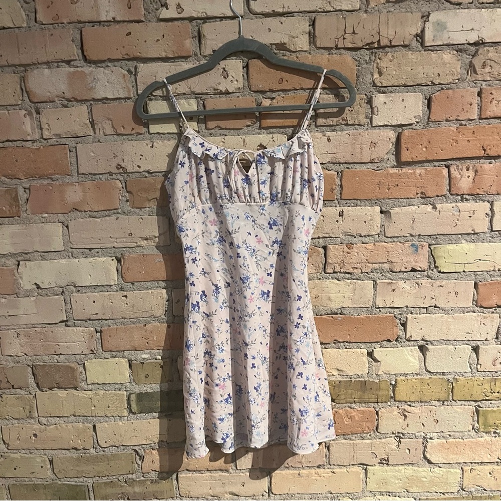 Cotton Candy LA summer floral pink dress size Small